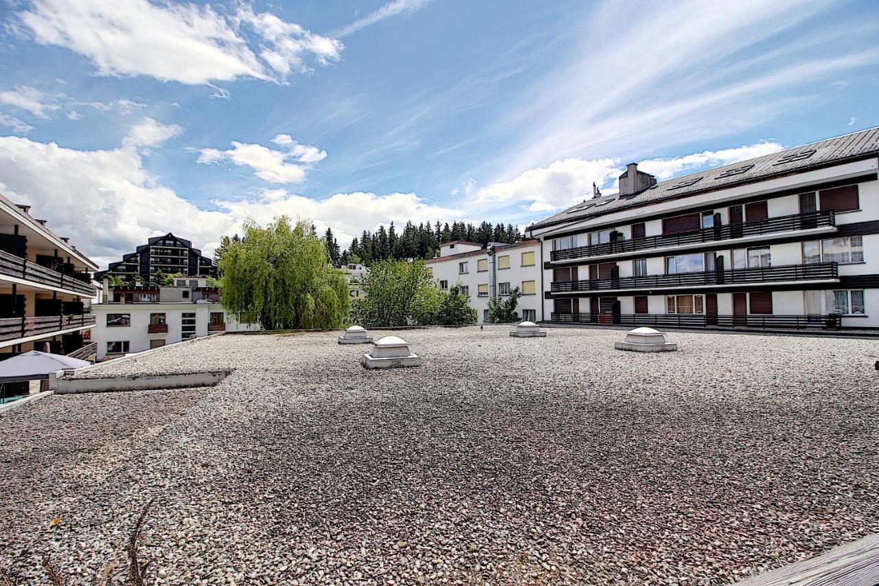 Plein Coeur De Montana Avec Parking Au Pied Du Ski-Lift! Apartment Crans-Montana Luaran gambar